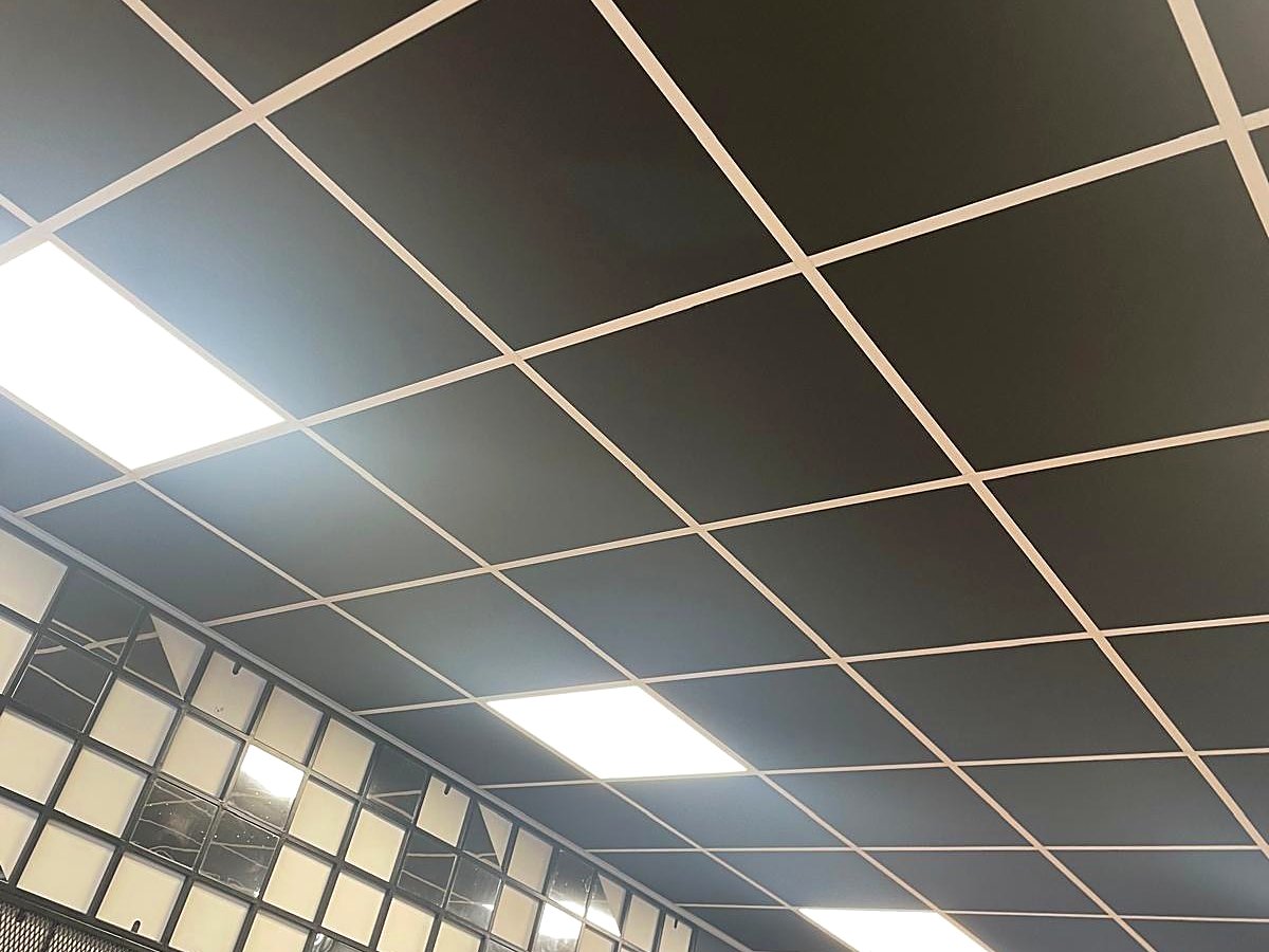 Faux plafond dalles & LED — local professionnel